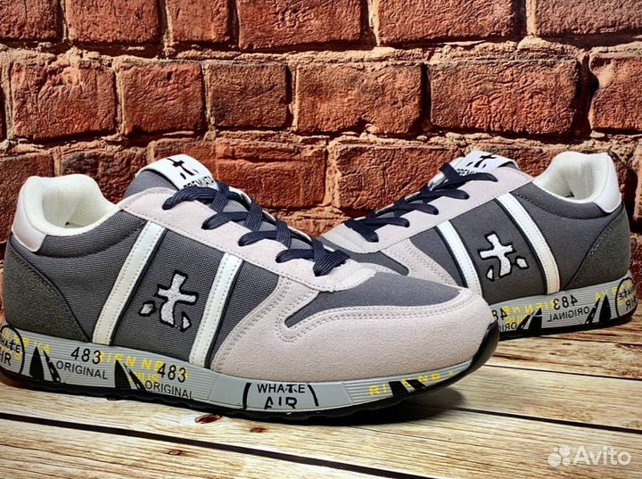 Кроссовки Premiata серые