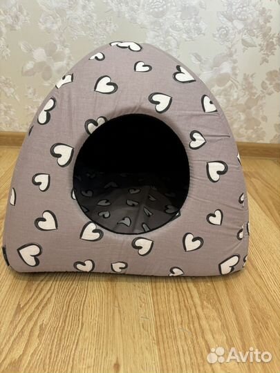 Лежанка домик для собаки