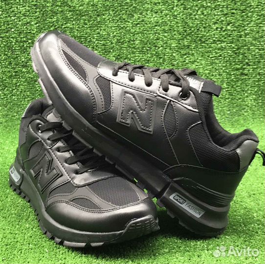 New Balance: мужские, черные кроссовки, 41-46