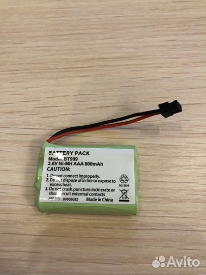 Аккумулятор 3,6v 800 mAh