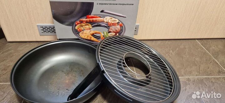 Сковорода гриль газ