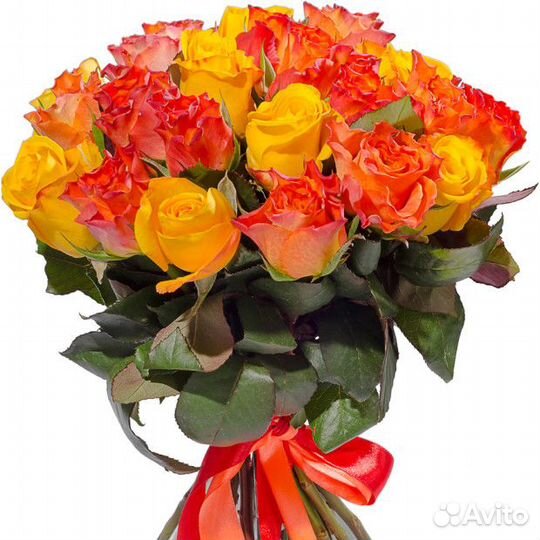 Букет из 25 роз Африка 50 см Стандарт