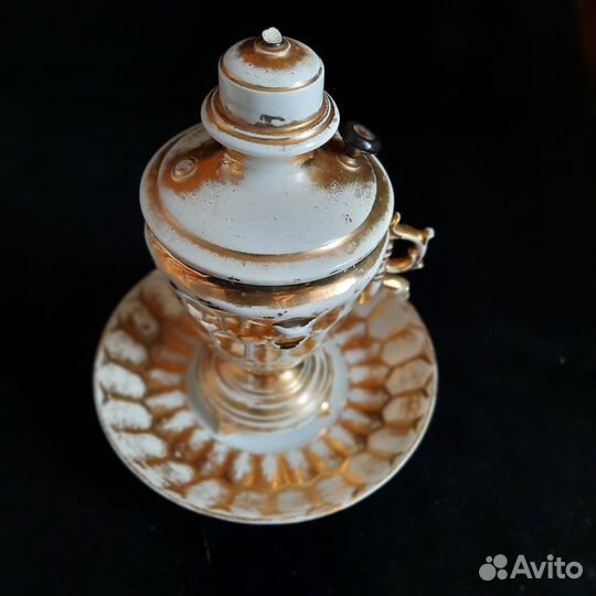 Самовар фарфоровый т-ва Кузнецова Д.Ф