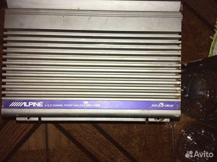 Усилитель 4 канальный alpine MRV-F300 V12