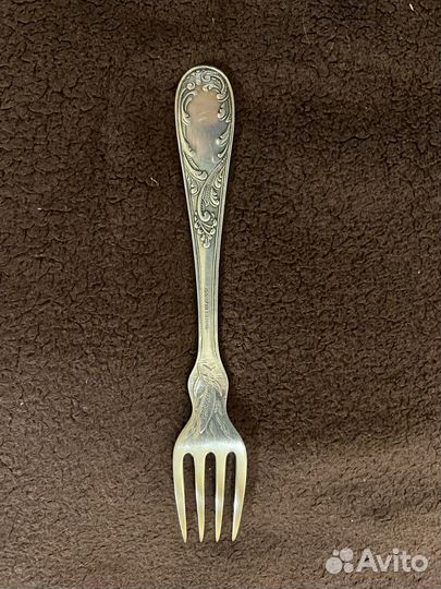 Мельхиоровая Вилка для рыбы