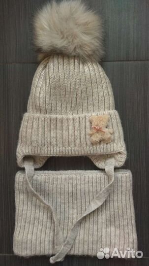 Комплект: шапка + шарф-снуд