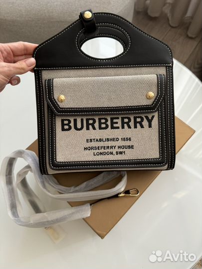 Burberry mini pocket сумка