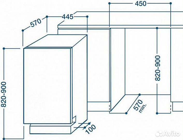 Встраиваемая посудомоечная машина indesit disr 16M19A