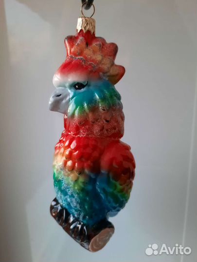 Елочная игрушка Попугай