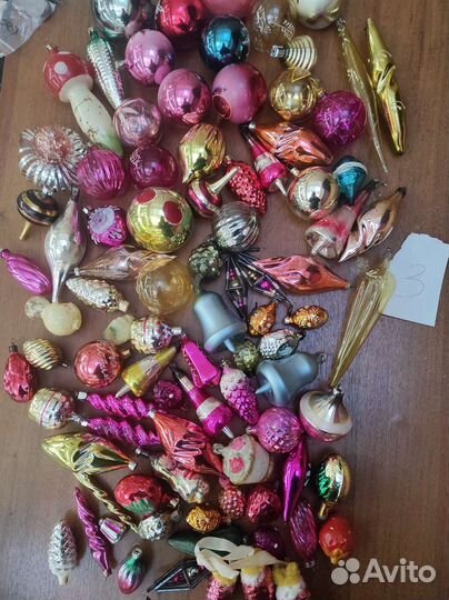 Елочные игрушки СССР Много