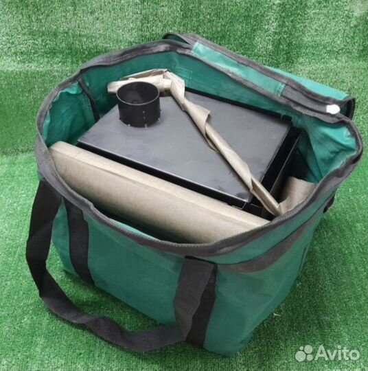 Печь для палатки с сумкой на дровах Буржуйка