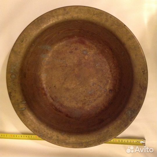 Медный таз большой для варки варенья