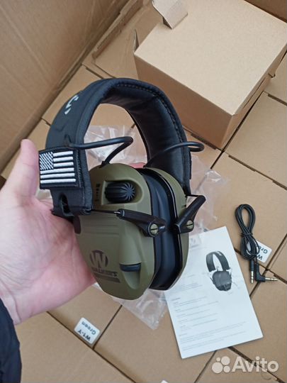 Тактические наушники с шумоподавлением walkers