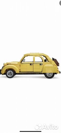 Конструктор cada ретроавтомобиль Citroen 2CV 1/12