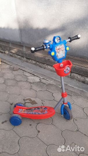 Самокат детский трехколесный