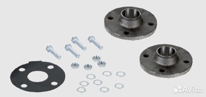 2 глухих фланца на воду DN 100