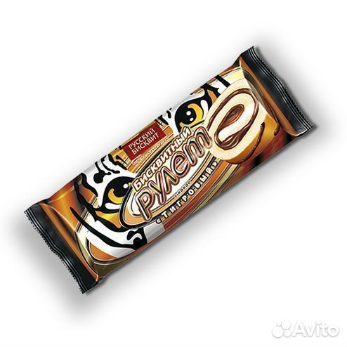 Опт - Рулет Русский Бисквит Тигровый с Какао 175