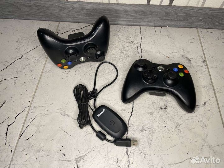 Геймпад xbox 360 + оригинальный ресивер