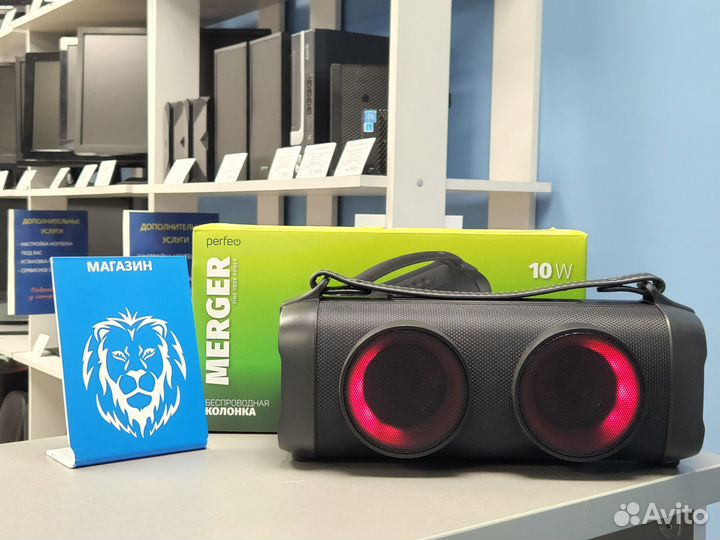 Беспроводная колонка Perfeo Merger 10W