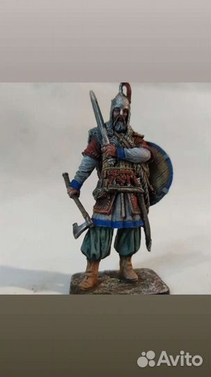 Оловянная фигурка. Русский воин