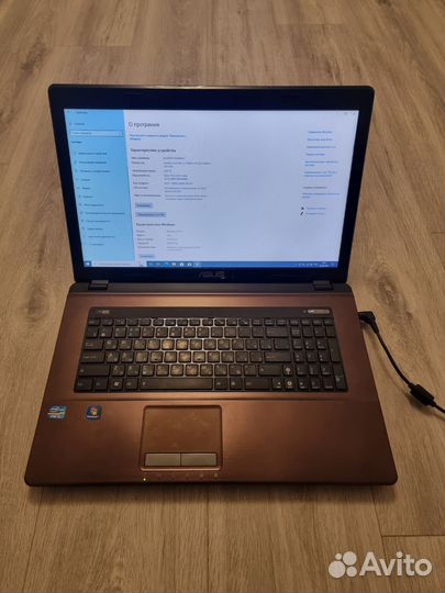 Ноутбук Asus K73E i3/4GB RAM/256SSD/500HDD