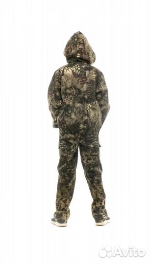 Детский защитный камуфляжный костюм, р. 110-116