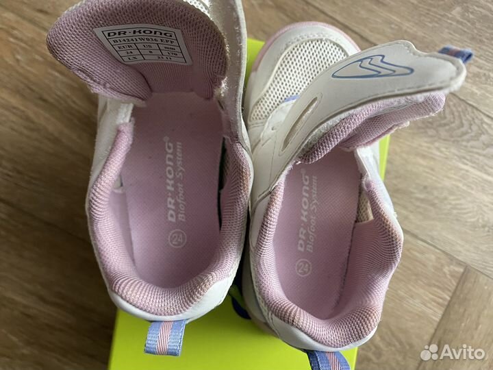 Кроссовки для девочки анатомические 24 р dr kong