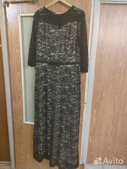 Вечернее платье в пол 54 размер
