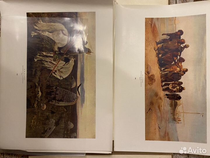 Папка с репродукциями Русский музей 1954г