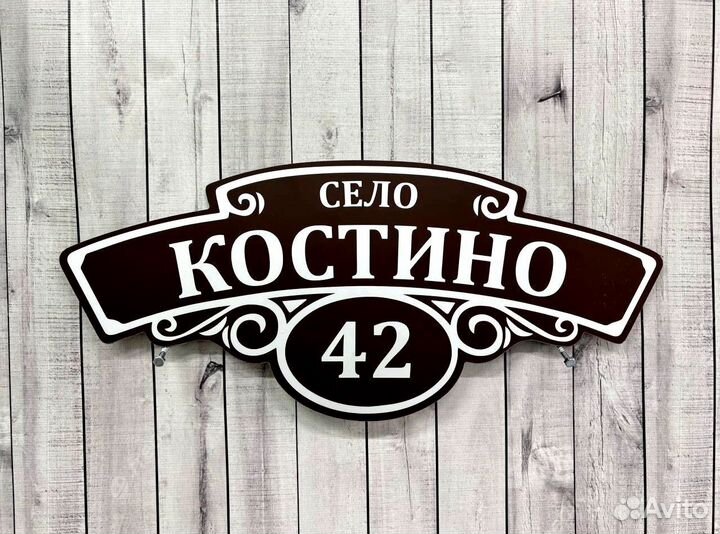 Таблички с адресом