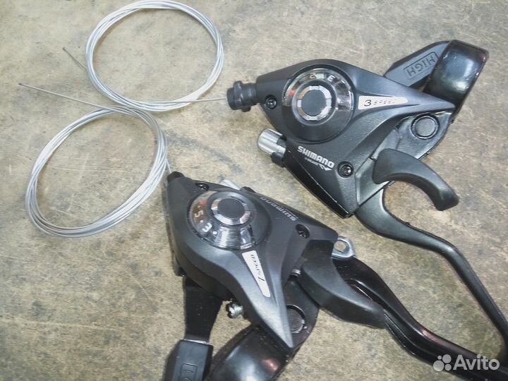 Переключатель скоростей shimano tx35, комборучки