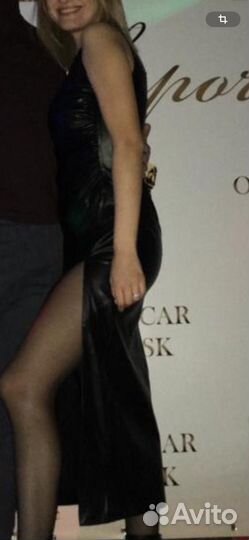 Кожаное платье love republic