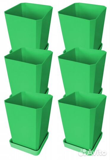 Набор горшков для рассады, цветов и суккулентов