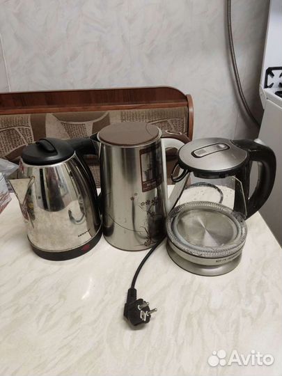 3 чайника для запчастей, не работают