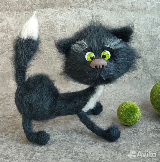 Кот ручной работы