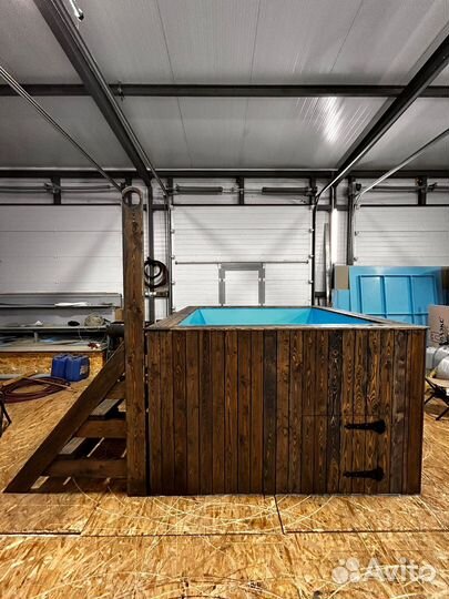 Банный чан на дровах