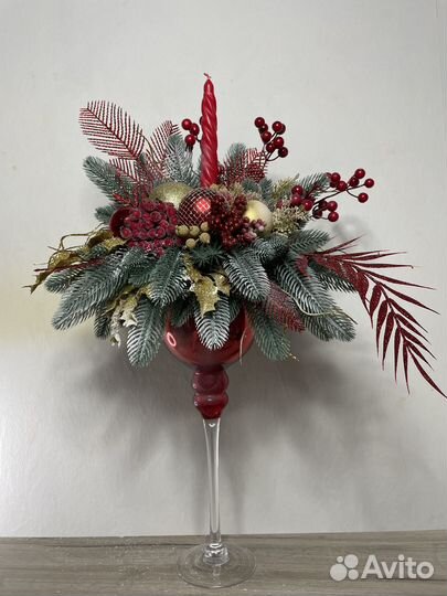 Новогодний подсвечник 