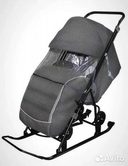 Санки-коляска Galaxy Снежинка Универсал 1