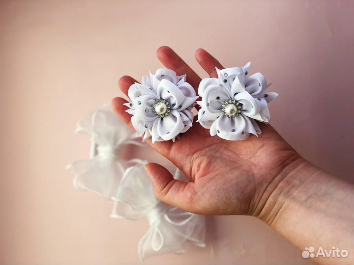 Школьные бантики ручной работы