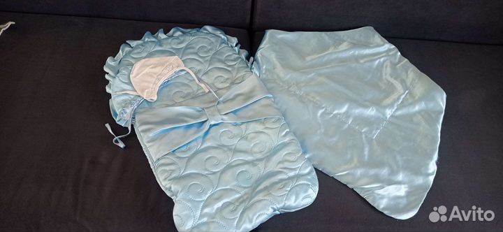 Конверт на выписку для мальчика весна осень