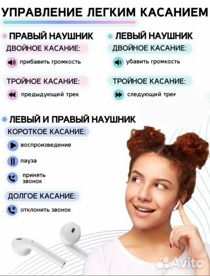 Наушники беспроводные tws i12