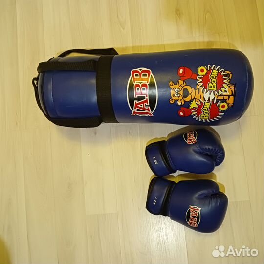 Боксерская груша детская с перчатками