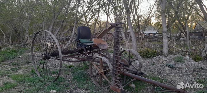 Конские грабли и косарка