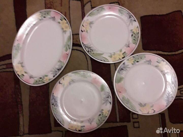 Блюдо фарфор, посуда СССР, горшочки