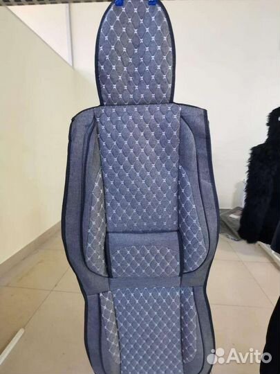 Чехлы-накидки на сидения лен и велюр