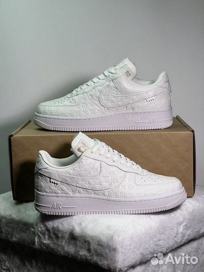 Louis Vuitton X Nike Air Force 1 Low White