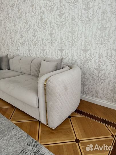 Диван 2 кресла Zebrano Турция и подставка по тв