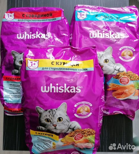 Влажный корм для кошек Whiskas