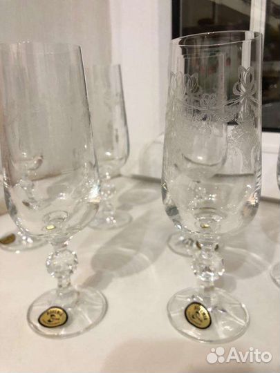 Бокалы bohemia Чехословакия