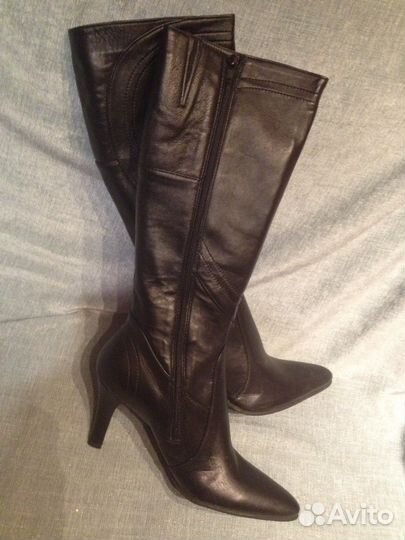 Сапоги новые кожа